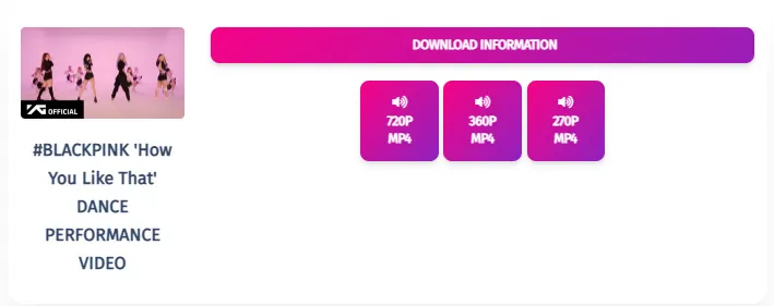 Klik Download untuk mulai mengubah Twitter video ke MP4 dan menyimpan file