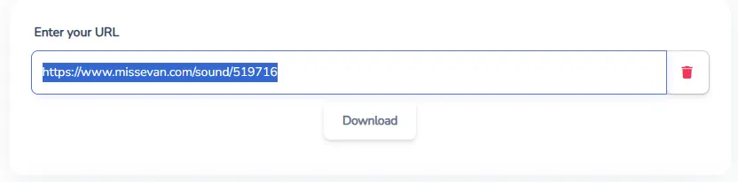 Paste the link into the download box