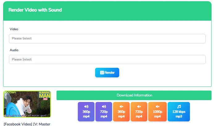 Memilih format unduhan cerita FB dan menyimpan file ke folder Downloads