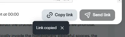 Copy the Vimeo video link from the address bar or share menu