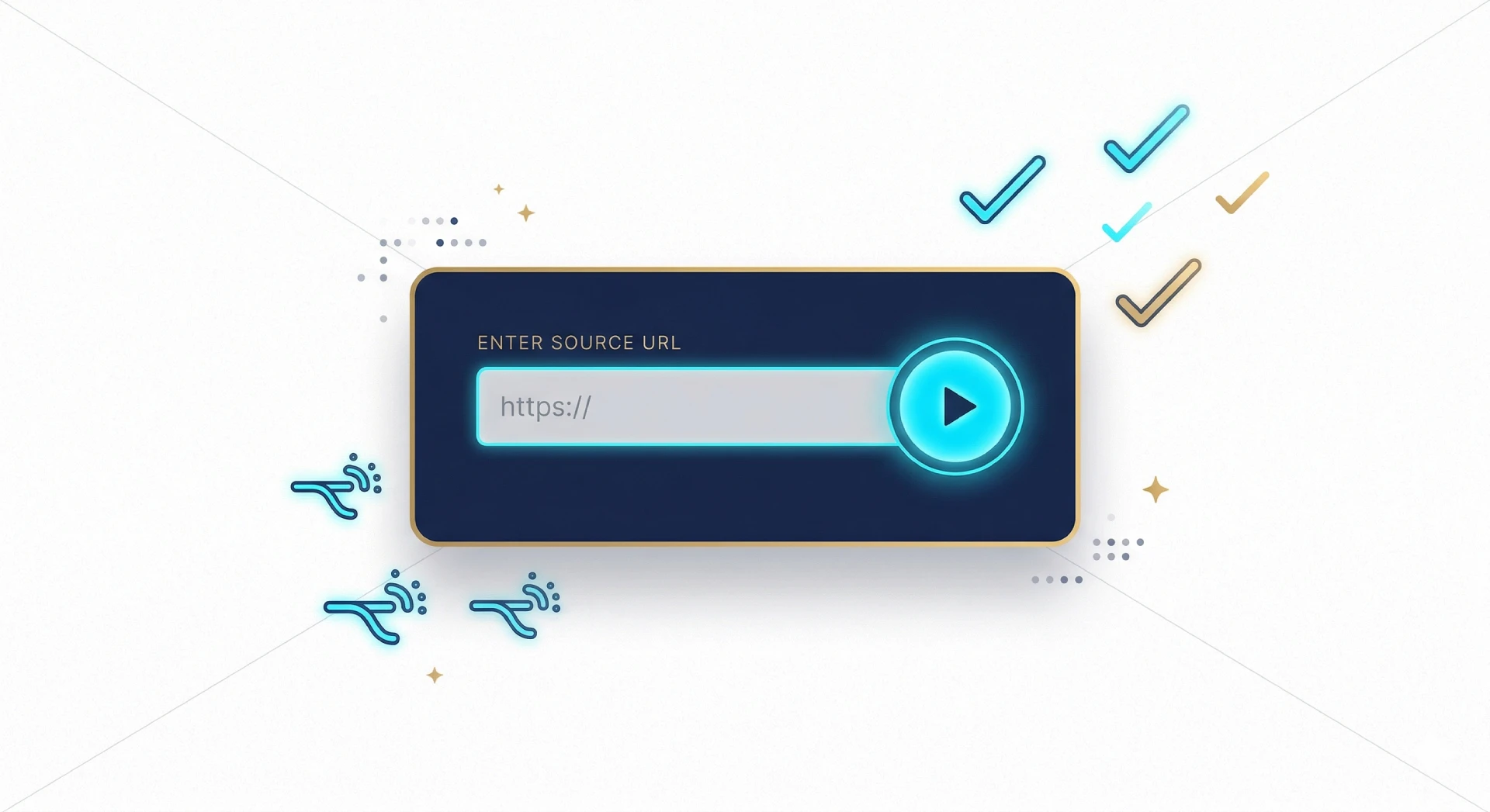 Highly intuitive automatic link extraction UI for Google Drive stream transferring