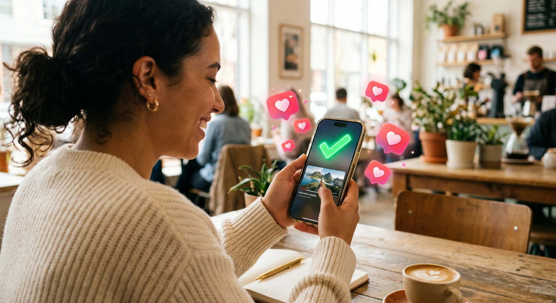 Menikmati reels Instagram yang diunduh dengan mulus dan disimpan secara lokal pada galeri ponsel cerdas pribadi