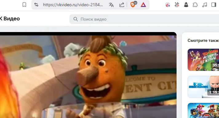 Anleitung zum Kopieren des Video-Links auf VKontakte